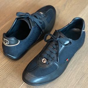 🔹 GUCCI Lase Up GG Sneakers